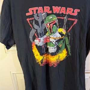 Star Wars Vintage Black Graphic T-Shirt Size Large